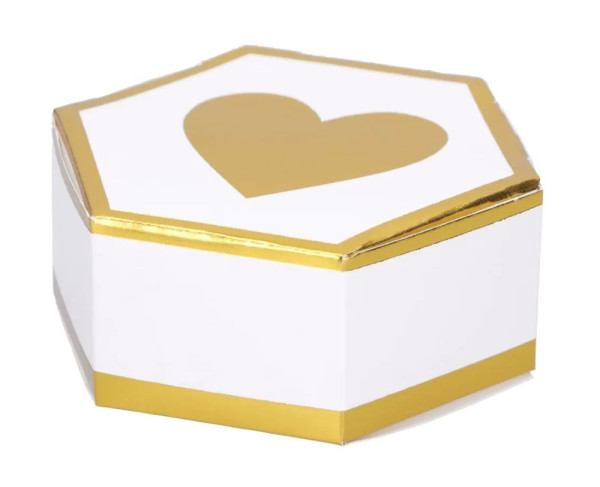 8 Geschenkboxen Goldenes Herz 3
