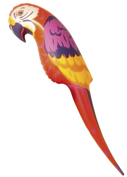 Färgglad uppblåsbar papegojdekoration