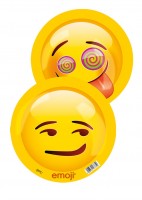 Vista previa: Bola Emoji Escéptica y Loca 11cm