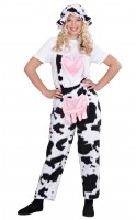Vista previa: Disfraz de vaca unisex
