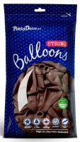 Anteprima: 50 palloncini in metallo color terra di Siena 23cm