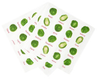 Preview: 20 Brussels sprouts Christmas napkins 33cm