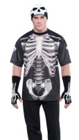 Halloween skull t-shirt one size
