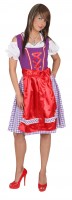 Preview: Eve Midi Dirndl purple-red