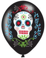 6 Day of the Dead Balloons 27.5cm
