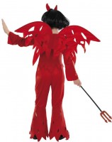 Vorschau: Satan-Teufel Mädchen-Kostüm Glitzer