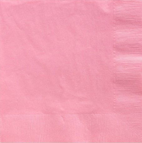 125 servilletas rosa claro Basel 25cm