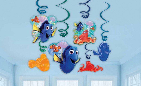 Funny Finds Dorie Swirls Hanging Decoration 12-Piece