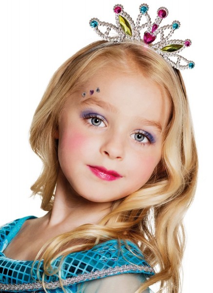 Niños coloridos princesa corona lirio