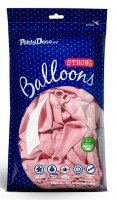 Vorschau: 100 Partystar Luftballons pastellrosa 27cm