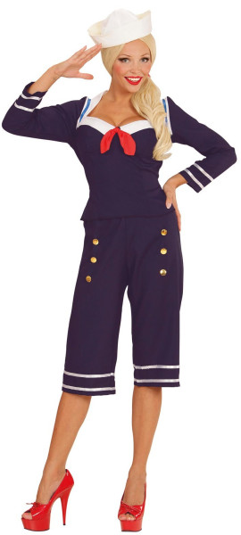 Kostium żeglarskiej dziewczyny z lat 50