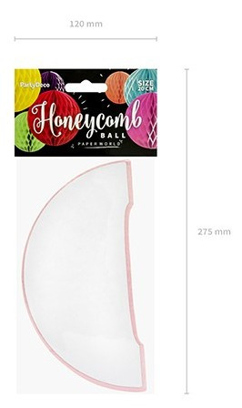 Honeycomb-kugle Lumina sort 20cm