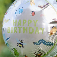 Preview: Colorful Beetle Parade Birthday Foil Balloon