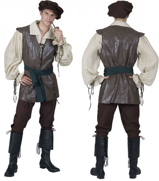 Middle age boy men's costume Willem
