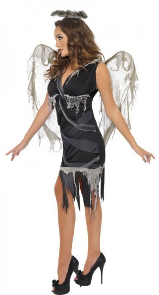 Halloween costume gothic angel of death seductive 2
