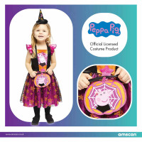 Vista previa: Disfraz de bruja Peppa Pig para niño