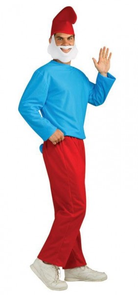 Papa Smurf men's costume