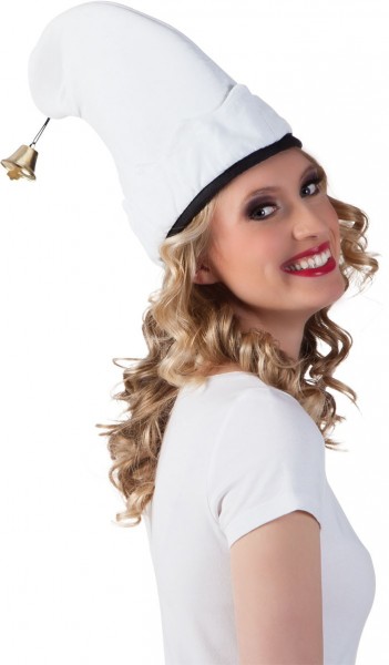 Large white dwarf hat
