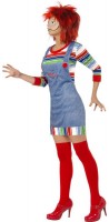 Halloween Kostüm Mrs. Chucky Mörderpuppe