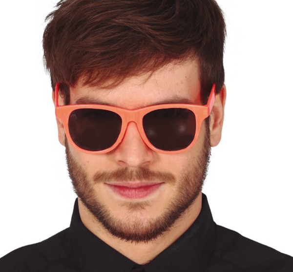 80'er briller neon orange
