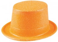 Förhandsgranskning: Orange glitter neon hatt