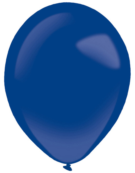 50 latex balloons fashion ocean blue 27.5cm