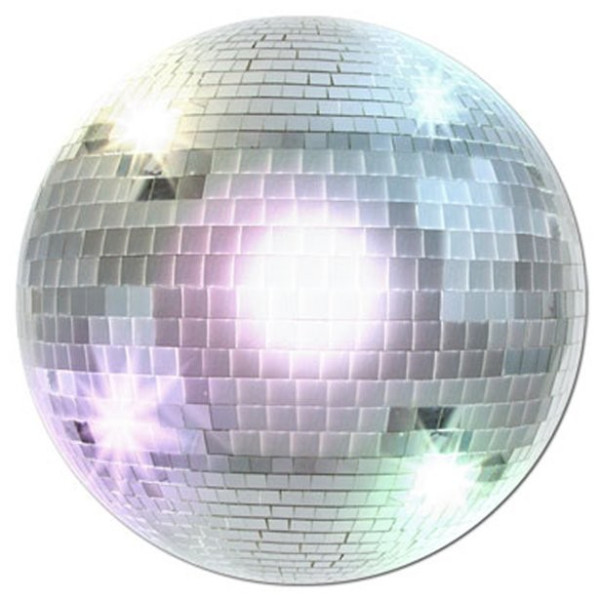 70s Groove disco ball mural 33.5cm