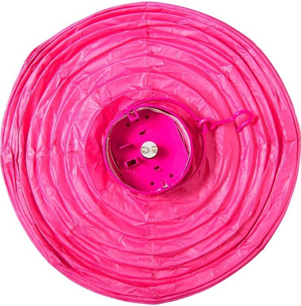 Pink LED lantern 30cm