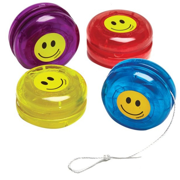 4 yo-yos souriants