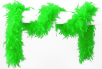 Neon-green feather boa 1.8m