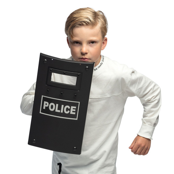 Escudo policial para niños.