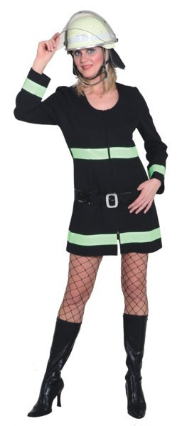 Sexy Feuerwehr Damenkleid