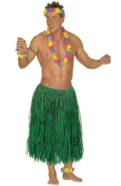 Zielona spódnica Hawaii Waikiki 78cm 4