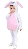 Plush bunny child costume