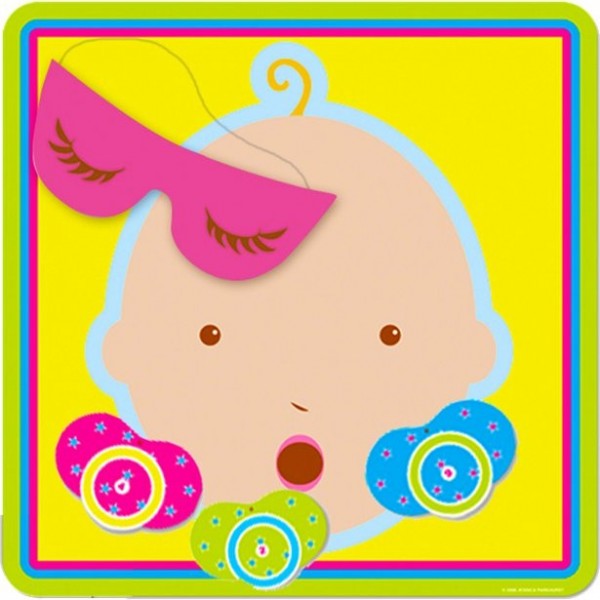 Baby needs pacifier party game