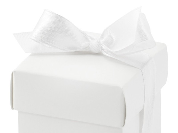 10 scatole regalo bianche 5cm