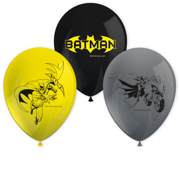 8 Batman Superpower Luftballons
