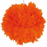 Pompom orange 30 cm