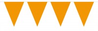 Cadena de banderín simple naranja 10m