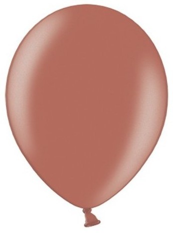 10 metalowych balonów Partystar w kolorze różowego złota 27 cm