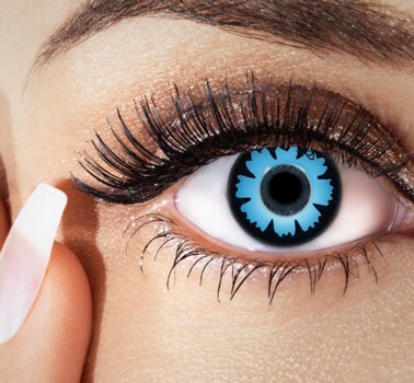 Cyan Annual Contact Lenses