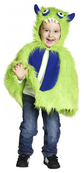 Costume d'Halloween monstre pour enfants vert