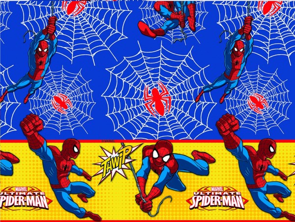 Spiderman komisk duk 1,8 x 1,2m