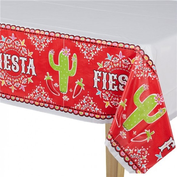 Mexican fiesta tablecloth 1.37 x 2.59m