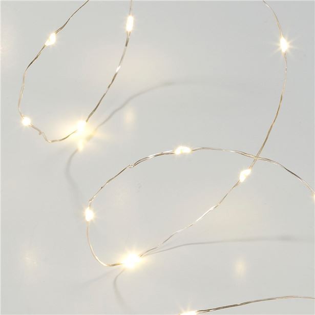 LED-Lichterdraht 3m batteriebetrieben