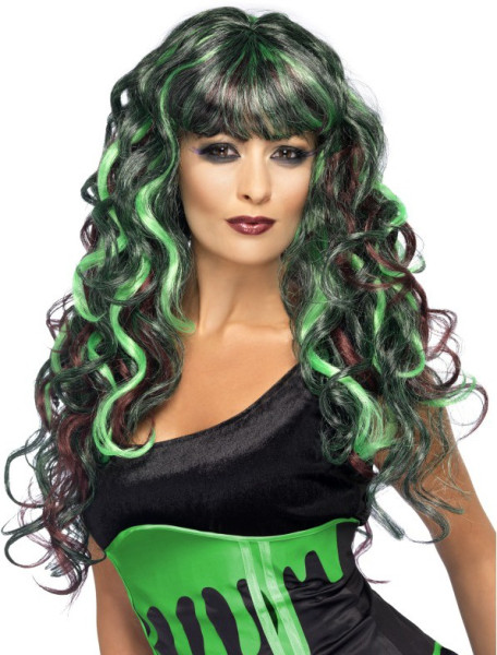 Poison witch Halloween wig