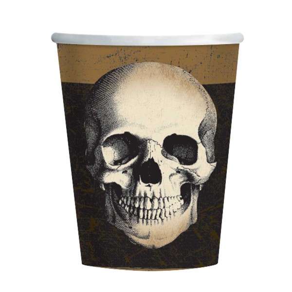 10 Boneyard Paper Cups 266ml