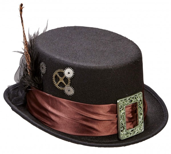 Futuristic steampunk top hat