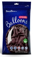 Preview: 20 party star metallic balloons blackberry 23cm