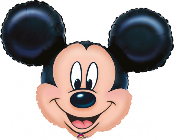 Globo de lámina con cara de Mickey Mouse